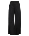 Fabiana Filippi Wide-leg Trousers In Virgin Wool In Black