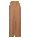 Fabiana Filippi Woman Pants Brown Size 14 Viscose, Linen