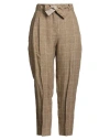 Fabiana Filippi Woman Pants Brown Size 12 Linen In Brown