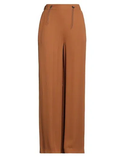 Fabiana Filippi Woman Pants Brown Size 8 Viscose