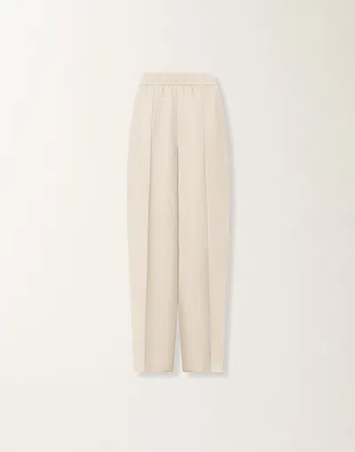 Fabiana Filippi Fluid Linen And Viscose Pants In Neutral
