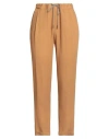 Fabiana Filippi Woman Pants Camel Size 4 Acetate, Silk, Polyester, Elastane In Gold