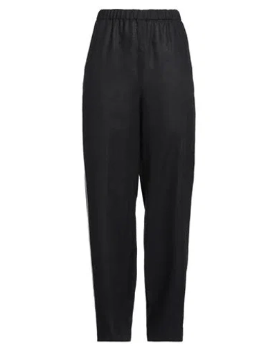 Fabiana Filippi Woman Pants Charcoal Size 4 Linen In Grey