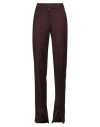 Fabiana Filippi Woman Pants Chocolate Brown Size 14 Virgin Wool, Polyamide, Elastane, Brass