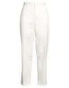 Fabiana Filippi Woman Pants Cream Size 10 Cotton, Elastane In White