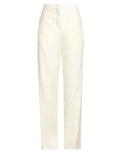 Fabiana Filippi Woman Pants Cream Size 8 Virgin Wool, Silk In White