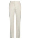 Fabiana Filippi Woman Pants Cream Size 12 Virgin Wool In White