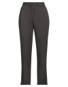 Fabiana Filippi Woman Pants Dark Brown Size 8 Acetate, Silk, Polyester, Elastane