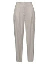 Fabiana Filippi Woman Pants Taupe Size 4 Virgin Wool, Polyamide, Elastane In Grey