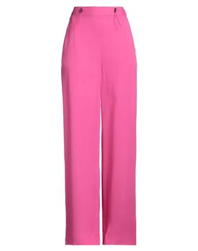 Fabiana Filippi Woman Pants Fuchsia Size 8 Viscose In Pink