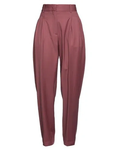 Fabiana Filippi Woman Pants Garnet Size 10 Virgin Wool In Red