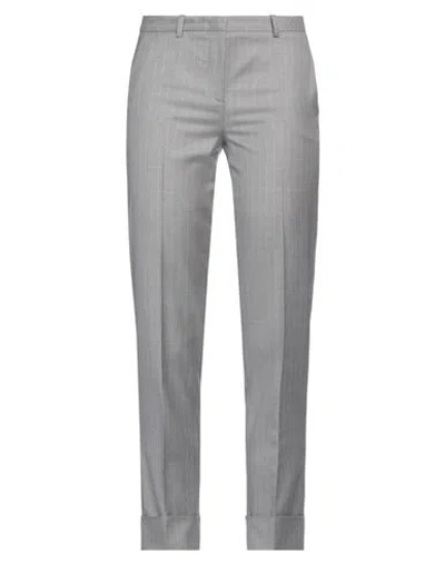 Fabiana Filippi Woman Pants Grey Size 0 Merino Wool, Ecobrass In Gray