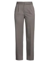 Fabiana Filippi Woman Pants Grey Size 12 Virgin Wool, Elastane, Ecobrass In Grey