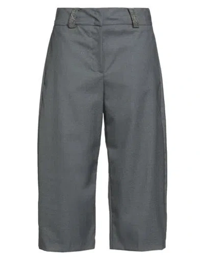 Fabiana Filippi Woman Pants Grey Size 12 Virgin Wool In Gray