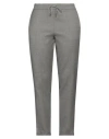 Fabiana Filippi Woman Pants Grey Size 12 Merino Wool, Ecobrass In Grey