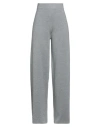 Fabiana Filippi Woman Pants Grey Size 14 Merino Wool In Gray