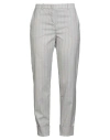 Fabiana Filippi Woman Pants Grey Size 6 Virgin Wool In Gray