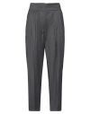 Fabiana Filippi Woman Pants Lead Size 8 Virgin Wool, Polyamide, Elastane In Grey