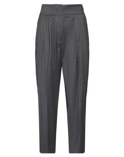 Fabiana Filippi Woman Pants Lead Size 8 Virgin Wool, Polyamide, Elastane In Grey