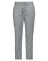 Fabiana Filippi Woman Pants Grey Size 8 Virgin Wool, Polyamide, Elastane, Brass In Gray