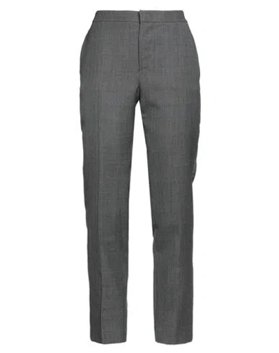 Fabiana Filippi Woman Pants Gunmetal Size 14 Virgin Wool, Silk In Gray