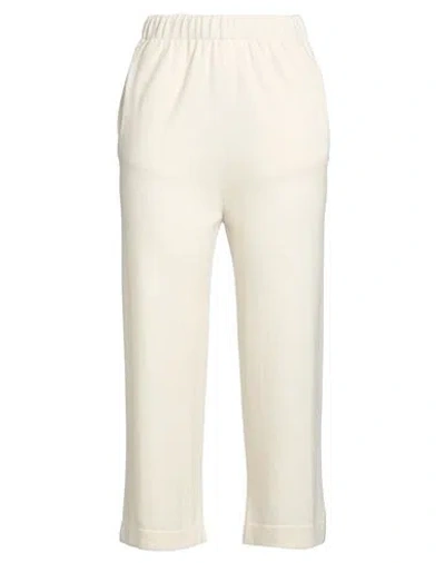 Fabiana Filippi Woman Pants Ivory Size 12 Cashmere In Neutral