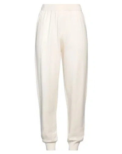 Fabiana Filippi Woman Pants Ivory Size 8 Virgin Wool, Silk, Cashmere In White