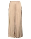 Fabiana Filippi Woman Pants Khaki Size 10 Polyester, Elastane In Brown