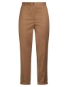 Fabiana Filippi Woman Pants Khaki Size 6 Virgin Wool, Polyamide, Elastane In Brown