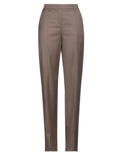 Fabiana Filippi Woman Pants Khaki Size 8 Virgin Wool, Polyamide, Elastane In Multi