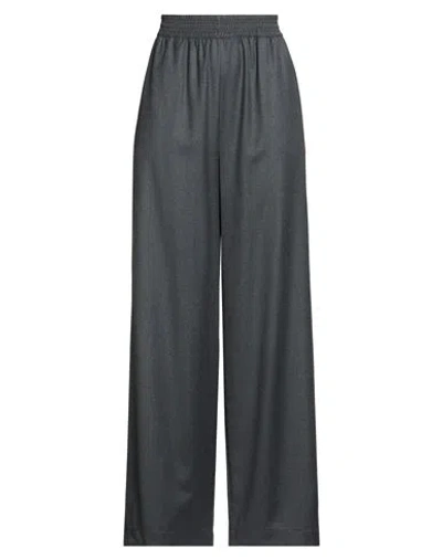 Fabiana Filippi Woman Pants Lead Size 10 Virgin Wool, Polyamide, Elastane