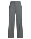 Fabiana Filippi Woman Pants Lead Size 10 Virgin Wool, Polyamide, Elastane In Gray