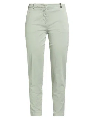 Fabiana Filippi Woman Pants Light Green Size 14 Cotton, Elastane, Ecobrass In Multi