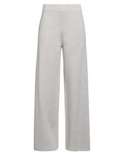 Fabiana Filippi Woman Pants Light Grey Size 10 Merino Wool In Gray