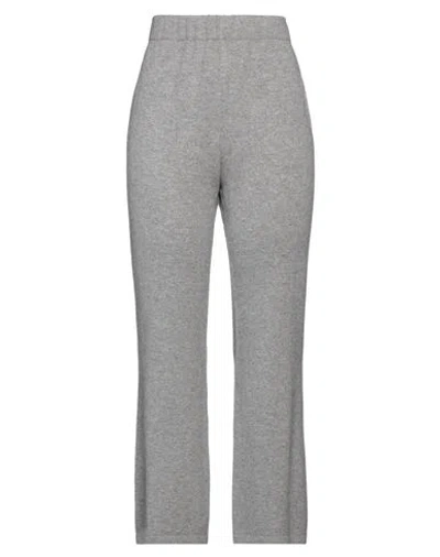 Fabiana Filippi Woman Pants Light Grey Size 10 Virgin Wool, Silk, Cashmere