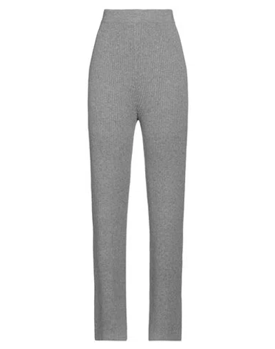 Fabiana Filippi Woman Pants Light Grey Size 10 Virgin Wool, Silk, Cashmere