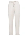 Fabiana Filippi Woman Pants Light Grey Size 8 Acetate, Silk