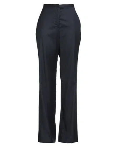 Fabiana Filippi Woman Pants Midnight Blue Size 10 Virgin Wool, Polyamide, Elastane