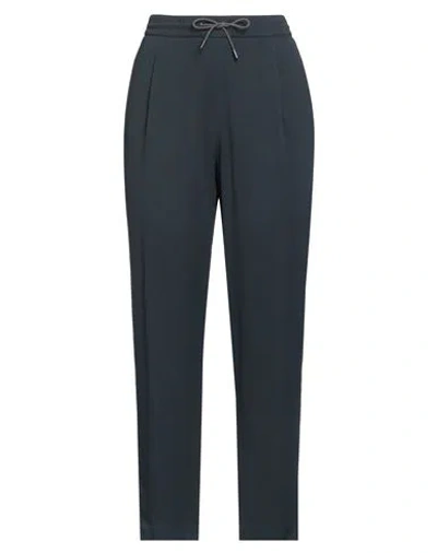 Fabiana Filippi Woman Pants Midnight Blue Size 14 Acetate, Silk, Ecobrass