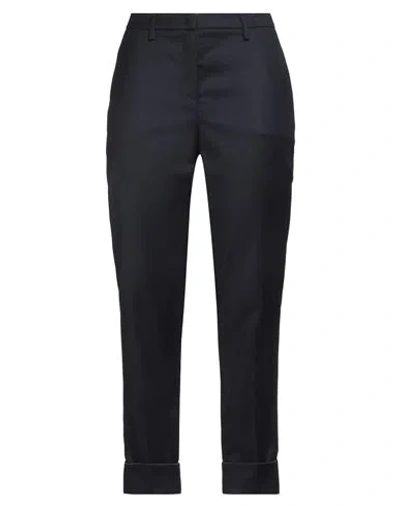 Fabiana Filippi Woman Pants Midnight Blue Size 4 Virgin Wool, Polyamide, Elastane, Brass