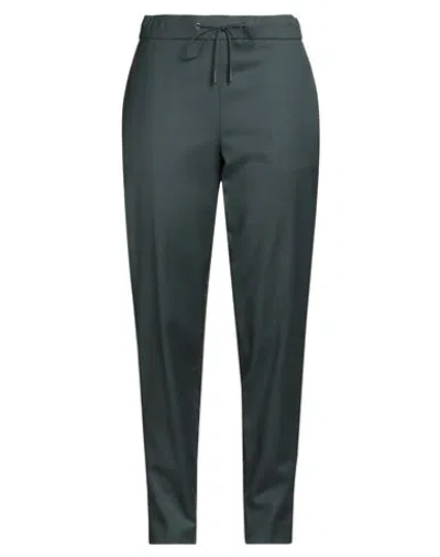 Fabiana Filippi Woman Pants Military Green Size 4 Virgin Wool, Polyamide, Elastane, Brass