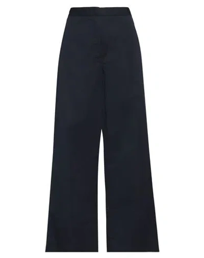 FABIANA FILIPPI FABIANA FILIPPI WOMAN PANTS NAVY SIZE 8 COTTON