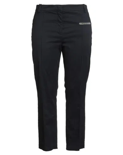 Fabiana Filippi Woman Pants Navy Size 10 Cotton, Elastane In Blue