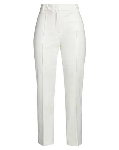 Fabiana Filippi Woman Pants Off White Size 12 Cotton, Polyamide, Elastane
