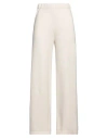 Fabiana Filippi Woman Pants Off White Size 14 Cashmere In Neutral