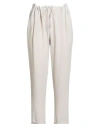 Fabiana Filippi Woman Pants Off White Size 4 Acetate, Silk, Polyester, Elastane In Burgundy