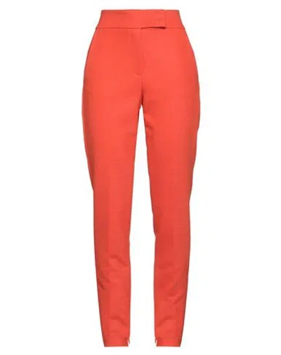 Fabiana Filippi Woman Pants Orange Size 4 Polyester, Virgin Wool, Elastane