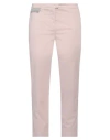 Fabiana Filippi Woman Pants Pastel Pink Size 10 Cotton, Elastane, Brass