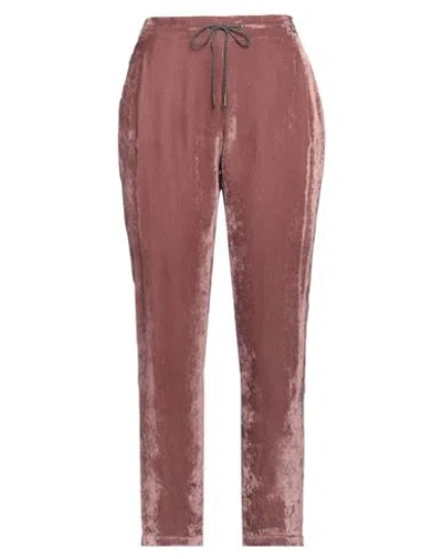Fabiana Filippi Woman Pants Antique Rose Size 10 Viscose, Elastane In Pink