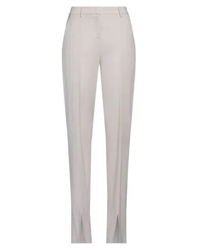 Fabiana Filippi Woman Pants Grey Size 6 Virgin Wool, Polyamide, Elastane In Yellow